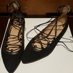 Antonio Melani Lace Up Flats